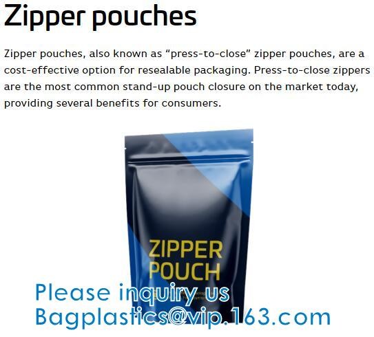 Latest company case about STAND UP POUCH, ZIP BAGGIES, MYLAR BAG, SLIDER, METALLIZED, HERBAL, SOUP, PET FOOD, CHOCOLATE