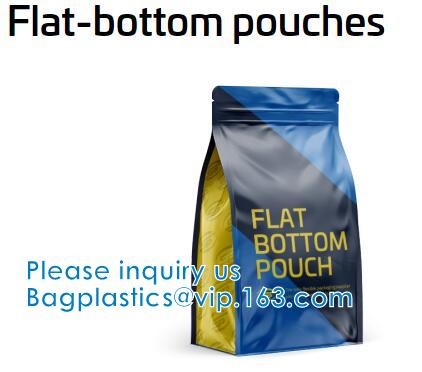 Latest company case about Bottom Zip Pouch, Stand Up Coffee Pouches, Box Pouch, Side Seal Side Gusset Clear Transparent WINDOW BAGS