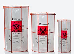 poxygrid bag holders, holder for biohazard bags