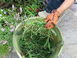 Waste Refuse Rubbish Grass Sack Waterproof Leaf Bag Outdoor Camping Pop Up Bag Collapsible Container Gardening Bag 1