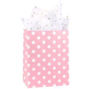 pink paper gift bags