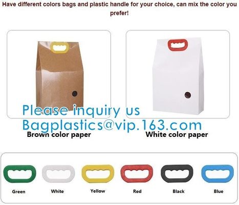 China Bio Handle Eco Kraft Waterproof handle Rice Packing Food Packaging, Such As Rice, Tea Leaves, Dried Nuts, Corns factory
