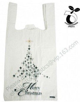 Home Eco Grocery Bags, Biodegradable Plastic Grocery Bags, Reusable Supermarket sacks, Thank You Shopping Bags, Recyclab