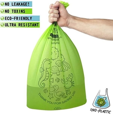 biodegradable product, bio bag, biodegradable custom logo print, Carrier Punch Hole Handle Shopping Plastic Die Cut Bag