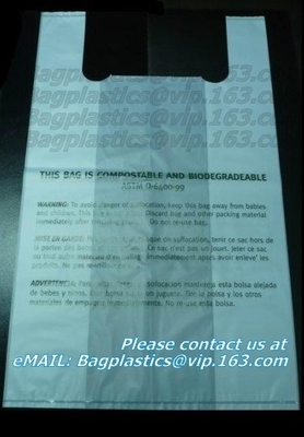 Customized eco-friendly epi biodegradable bag,supermarket produce rolls, ASTM D6400 and OK Compost Home Certified
