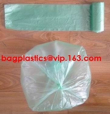 En13432 certified compostable bag on roll, 100% Compostable Vest Carrier Plastic Biodegradable Shopping Bag with EN13432