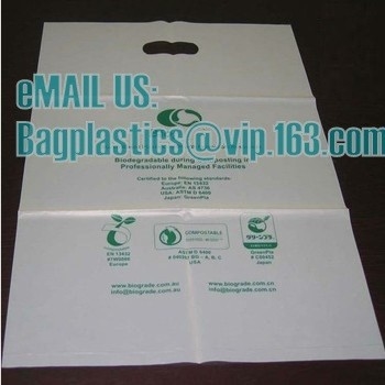 eco friendly biodegradable plastic compostable garbage bags, cornstarch made 100% biodegradable