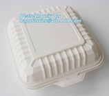 Disposable Plastic Takeaway Meal Tray, Corn starch blister packaging tray, blister packaging