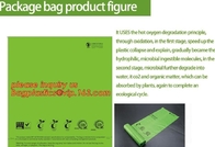 eco friendly biodegradable plastic compostable garbage bags, compostable biodegradable printed charity donation bag
