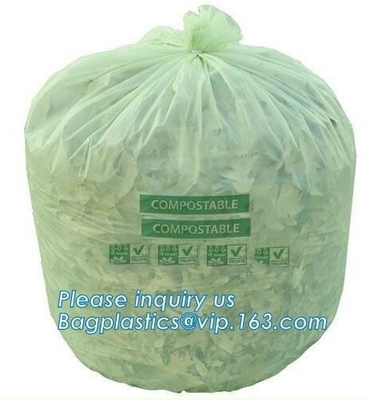Eco Friendly Disposable Biodegradable and Compostable Kitchen Waste Trash Collection Biodegradable Trash Bags Compostabl