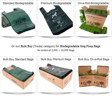 Food Waste Caddy Liner Compostable Garbage Bags Including 50 Bags, Compostable T-Shirt Bag, Degradable Bag Manufacturer