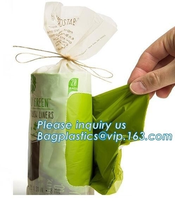 Drawstring ECO-Friendly High Quality Compostable Towel Packing Bags Customized Design, T Shirt Compostable Plastic Bag