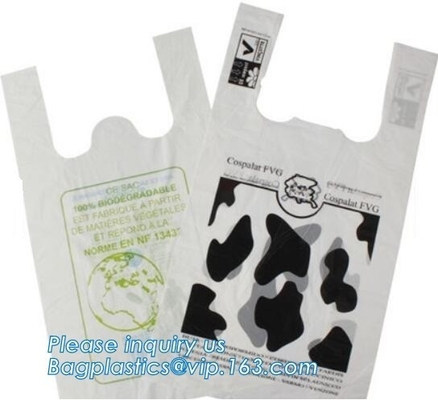 Biodegradable Compostable Plastic Trash Bag, Eco-Friendly Compostable Bag, Customized 100% Compostable Biodegradable T-S