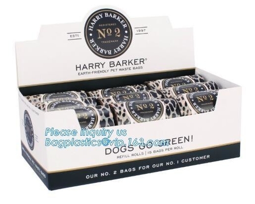 Eco Friendly Plastic Disposable Dog Poop Glove Bags, Eco Friendly Biodegradable Scented Colorful Disposable Dog Poop Bag