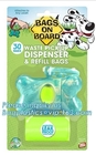 Heavy Duty, Refuse sac Dog Poop Bag Dispenser Leash Clip For Doggy Waste On Roll, Biodegradable Dog Poop Pet Waste Bag