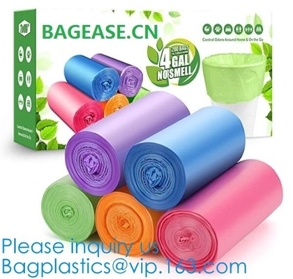 Promotional Disposable T-Shirt 100% Biodegradable Garbage Bags, Customized Compostable EPI D2W PLA Corn Starch 100% OXO
