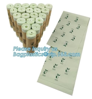 5 Litre (5L) Compostable Caddy Bin Liners For Food Waste, 150 Bags, Cornstarch 100% Biodegradable Compostable Plastic Su