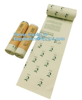Environmentally Friendly Plastic Bags, 100% Compostable T-Shirt Plastic Shopping Bags, PLA, Compostable Plastic Bag, Fla