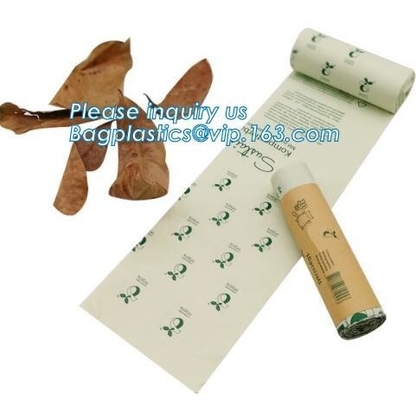 Environmentally Friendly Plastic Bags, 100% Compostable T-Shirt Plastic Shopping Bags, PLA, Compostable Plastic Bag, Fla