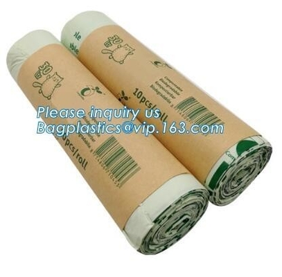 Environmentally Friendly Plastic Bags, 100% Compostable T-Shirt Plastic Shopping Bags, PLA, Compostable Plastic Bag, Fla