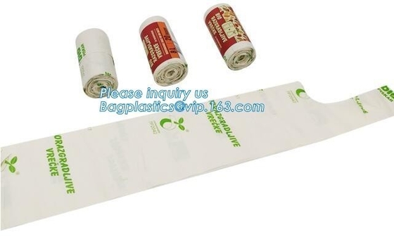 Eco-Friendly Reusable 100% Biodegradable Cornstarch Popcorn Bags, Compostable EPI 100% OXO Biodegradable Plastic Bags