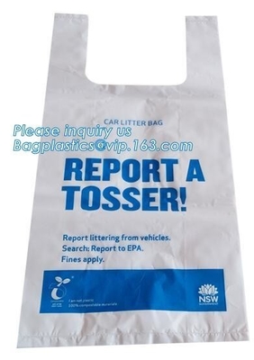 100% Cornstarch Biodegradable And Compostable Plastic Roll Bag,McDonalds Bag Supplier, Environmental Biodegradable Bin L