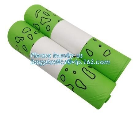 Customized 100% Biodegradable Compostable Disposable Trash Garbage Waste T-Shirt Shopping Plastic Packaging Bags With