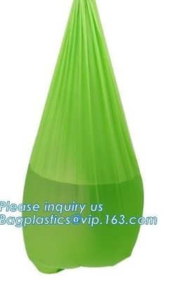 Customized 100% Biodegradable Compostable Disposable Trash Garbage Waste T-Shirt Shopping Plastic Packaging Bags With