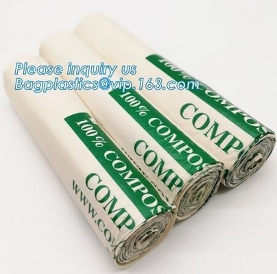 Food pack eco bag Food Waste Kitchen Bag 3 Gallon Compost Bin Liner 25 Counts, Food Grade Ok Compost Bag With Good Price