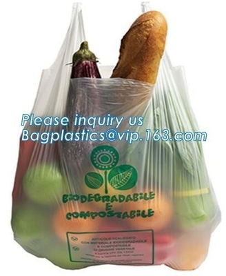 Plant Based Biodegradable Die Cut Handle Food Packaging Compostable Plastic Bag, Compostable Food Storage Sandwich Bag