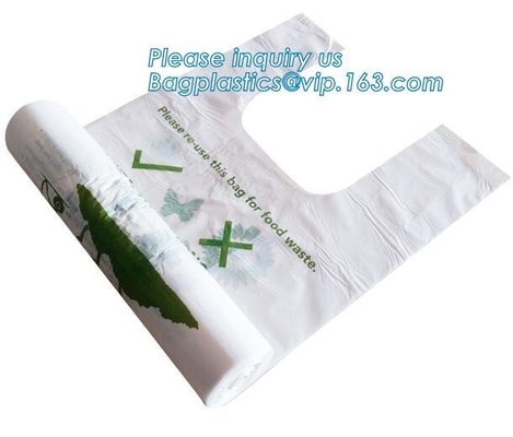 Compostable Supermarket Star Seal Flat Bag On Roll For Food, 100% Compostable Custom Colourful Printed Gusset Plastic Pe
