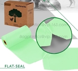 Unscented, Leak-Proof, Earth-Friendly Dog Waste Bag Poop Bags Custom Printed Wholesale Biodegradable Pet Dog Poop Bag