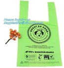 Cornstarch 100% Compostable Biodegradable Dog Poop Bags, Compostable Pet Poop Dog Print Bags, Pick Up Waste Pet Dog Poop