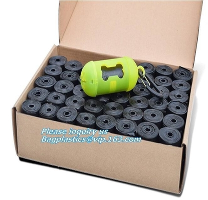 Earth Friendly 4 Rolls Refills Compostable Doggie Bag Poop,Super Thick And Leak-Proof corn starch compostable bio eco