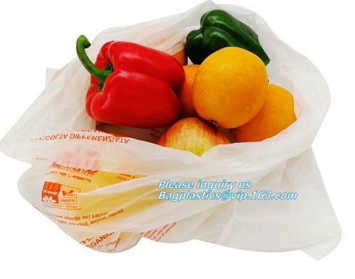 Laundry Dry Cleaning Bag Customized Printing, Hotel Laundry, PLA Biodegradable Compostable Tear Tape Tie Closure Bio