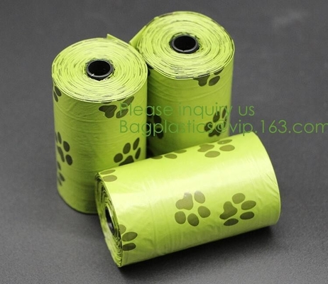 Corn Starch PLA 100% Compostable Dog Poop Bag Biodegradable Waste Bags, Waste Disposable, Disposable Consumbles, Bagease