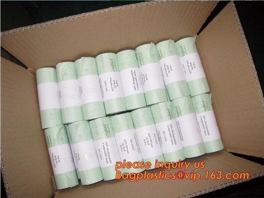 Made From Plants Customized wholesale biodegradable compostable pharmacy bag with singlet handle
