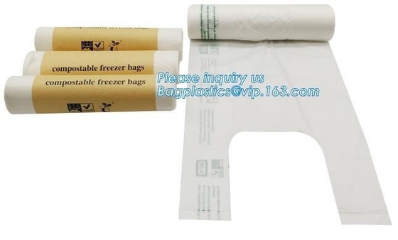 Cassava Biodegradable Pla Bin Bag/Compostable Garbage Bag Rolls/Cornstarched Bag, Compostable And Boidegradable K Pla