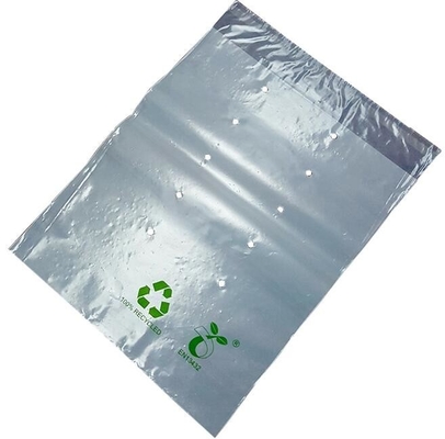 Custom design plant based compostable biodegradable mail courier handle bio eco shopping bag, mailing, self adhensive