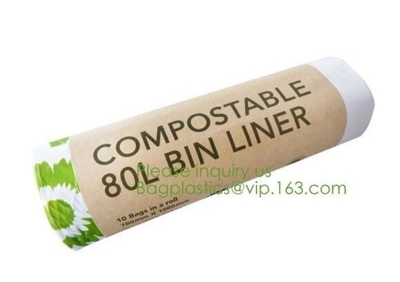 Cornstarch Biodegradable Compostable Bags PLA PBAT BIO BAGS, BIO SACKS, Handle Handy Bags, Singlet Sacks, Vest Carrier