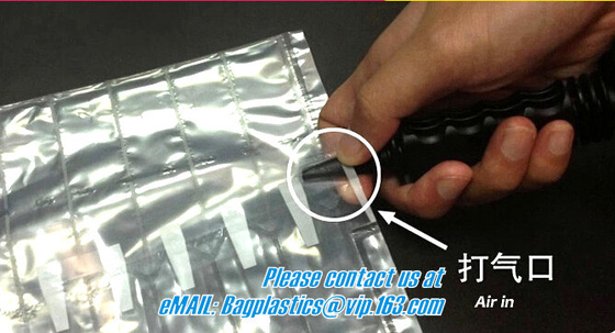 Shockproof Safety Air Cushion Hard Disk Protector of Air Column Bag, 595 x 595 mm 18" Laptop Air Column Cushion Bag, air