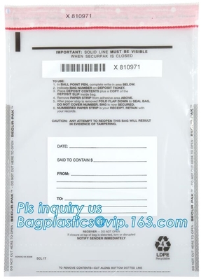 STEB Duty-Free Bags Alert Security Bag security bag Banking Products Bank Deposit & Currency Transfer Bags Retail Cash D