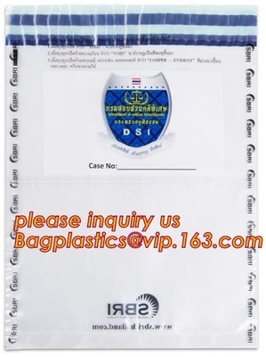 Bank Cash Bag Polyester Bags with Adhesive Tape, coins k bags reclosable deposit bank bags, tamper proof sealing b