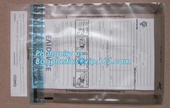 Evidence Collection Mailing Security duty free Security Bags,ICAO Duty Free Security Packaging STEB Bag