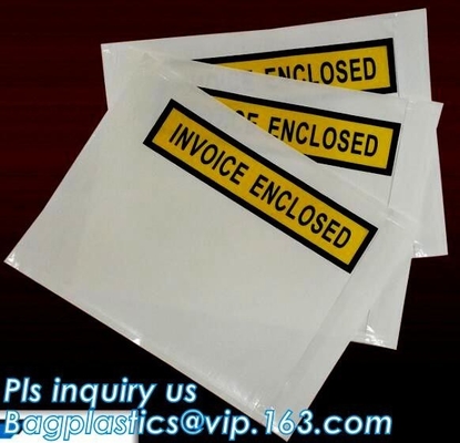Clear Adhesive Back, Packing List / Shipping Label Envelope Pouches, seal envelope courier bag express custom mailing ba