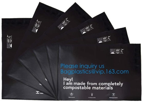 Cornstarch Made Biodegradable Compostable Courier Mailing Plastic Shipping Packaging Bag With Custom Logo CLOTH PACK