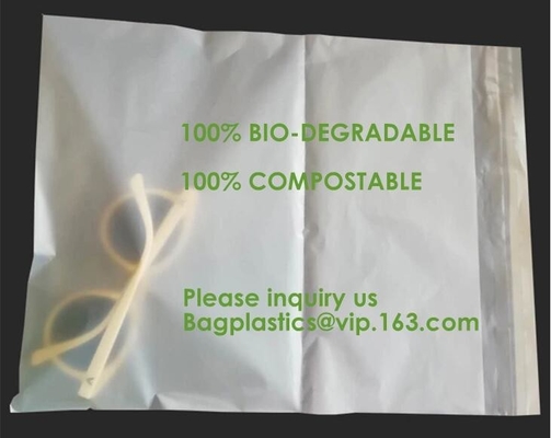 Compostable Biodegradable Packaging Mailing Bag With Handle,Biodegradable Compostable Plastic Courier Shipping Envelope