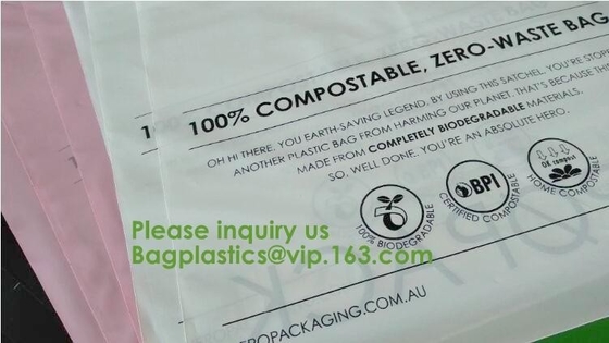 100% Biodegradable Bubble Mailers, Compostable Padded Packaging Wrap Envelopes Pouches Eco Friendly Self Seal Bags