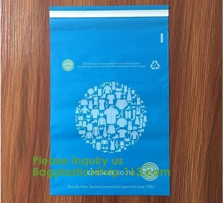 Pocket Cornstarch Biodegradable Mailing Bags Eco Friendly Self Seal Bags Biodegradable Padded Packaging Wrap Envelopes