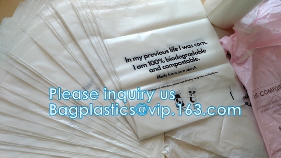 Corn Starch Compostable Bags Garment Pack Cloth Mailer Bags BIOCOMPOST CLOTH PAC Build-In Handle Shipping Mailer Bags